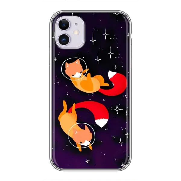 Чехол с рисунком «Лисы» для iPhone 11 Чехол с рисунком «Лисы» для iPhone 11