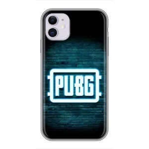 Чехол (TPU) с картинкой "Лого Пабг" на Айфон 11 (Лого PUBG)