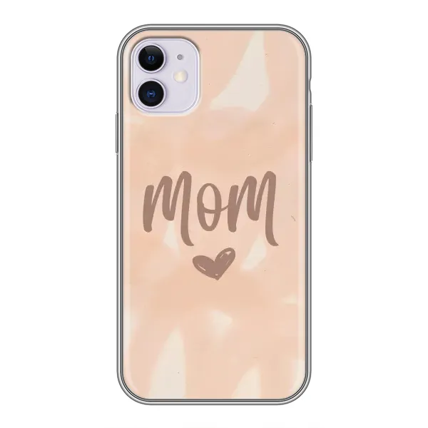 Чехол с рисунком «Love mom» для iPhone 11 Чехол с рисунком «Love mom» для iPhone 11