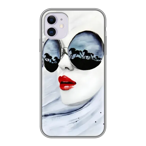 Чехол с рисунком «Любительница коней» для iPhone 11 Чехол с рисунком «Любительница коней» для iPhone 11