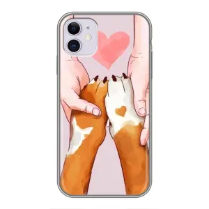 Чохол (ТПУ) Милі песики для iPhone 11 (Любов до собак)