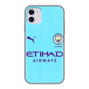 Силіконові Чохли з принтом Футбол на iPhone 11 (Man City)