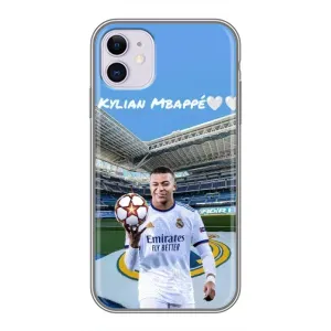 Чехол (TPU) с Футболистом на iPhone 11 (Mbappe Real)
