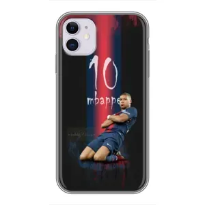Чехол (TPU) с Футболистом на iPhone 11 (MBAPPE 10)