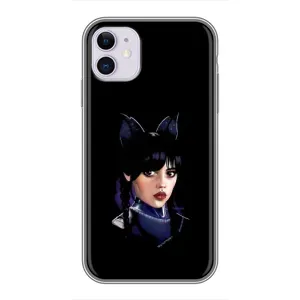 Чохол з картинкою Венсдей на iPhone 11 (Мила Венсдей)