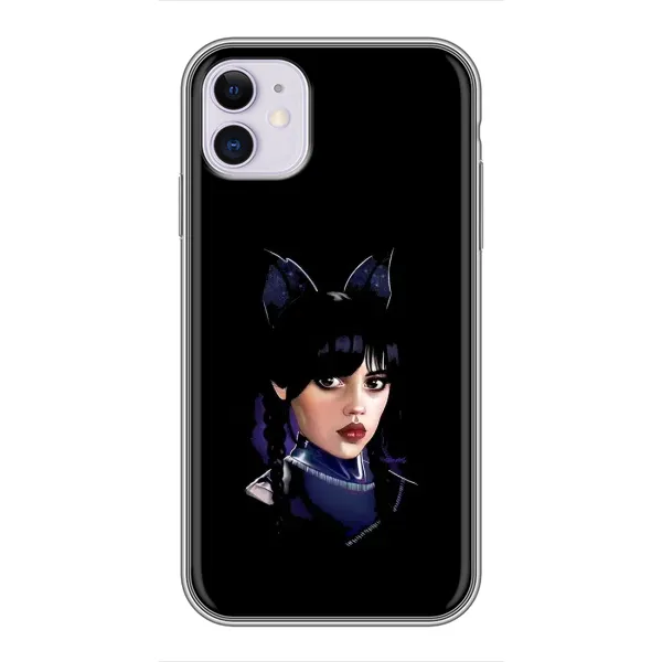 Чехол с рисунком «Милая Уэнсдей» для iPhone 11 Чехол с рисунком «Милая Уэнсдей» для iPhone 11