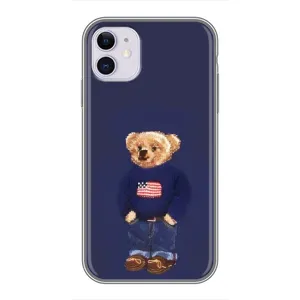 Чехлы Мишка Тедди для Айфон 11 (Мишка USA)