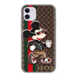 Чохли бренд ГУЧЧІ для iPhone 11 (Маус Гуччи)