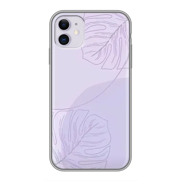 Чехол с рисунком «Монстера фиолетовая» для iPhone 11 Чехол с рисунком «Монстера фиолетовая» для iPhone 11