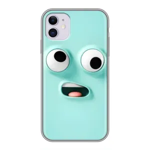 Силиконовые Чехлы (смешные стикеры) для iPhone 11 (Забавное мятное лицо)