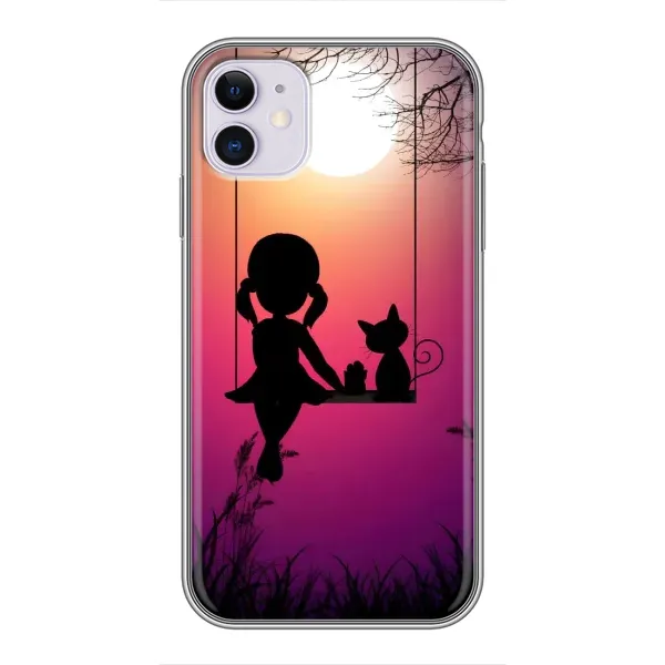 Чохол з малюнком «На гойдалці» для iPhone 11