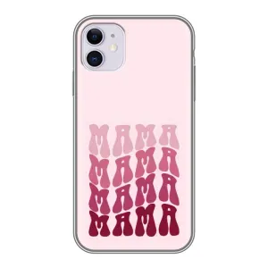 Чехлы на день мамы для Айфон 11 (Надпись мама)