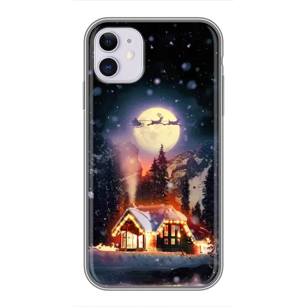 Чехол с рисунком «Настроение зимнее» для iPhone 11 Чехол с рисунком «Настроение зимнее» для iPhone 11