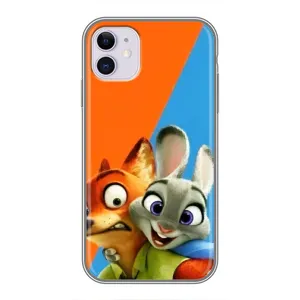 Чехлы ЗВЕРОПОЛИС для iPhone 11 (Ник и Хопс)