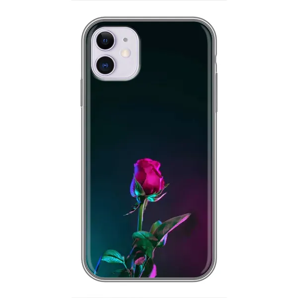 Чехол с рисунком «Ночная роза» для iPhone 11 Чехол с рисунком «Ночная роза» для iPhone 11