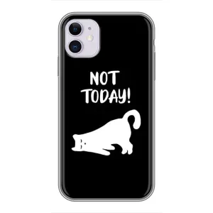 Бампер з зображенням Котиків для Айфон 11 (Not Today)