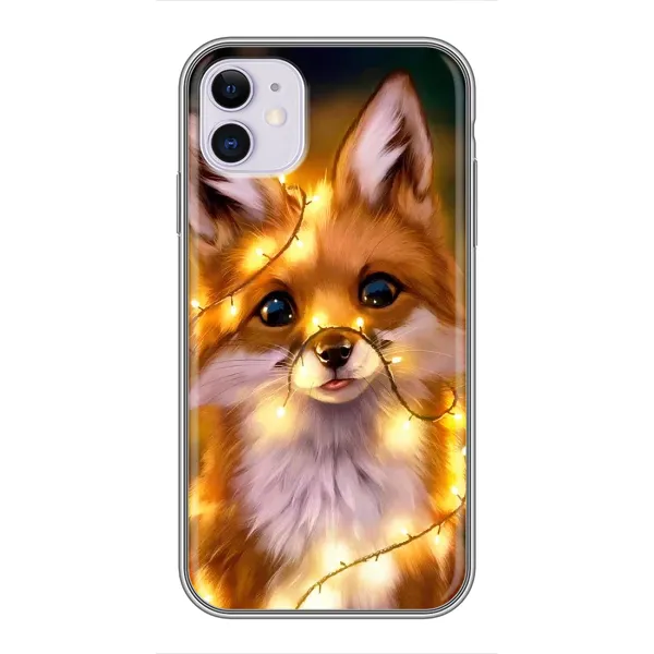 Чехол с рисунком «Новогодний лисенок» для iPhone 11 Чехол с рисунком «Новогодний лисенок» для iPhone 11