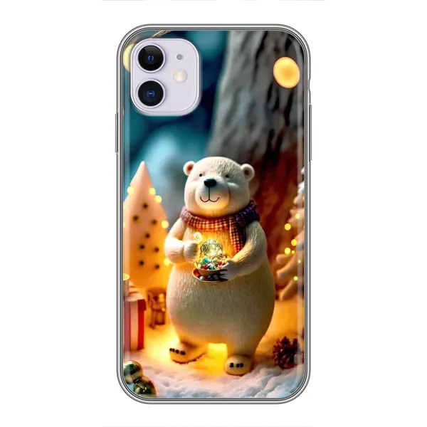 Чехол с рисунком «Новогодний ведмеженок» для iPhone 11 Чехол с рисунком «Новогодний ведмеженок» для iPhone 11