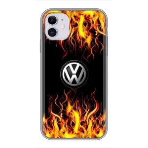 Чехол "Фольксваген" для iPhone 11 (Огненный Лого)