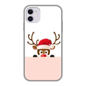 Чехол Санта Клаус для iPhone 11 (Олененок)