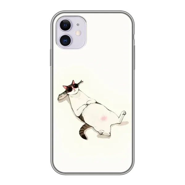 Чехол с рисунком «Отдых» для iPhone 11 Чехол с рисунком «Отдых» для iPhone 11
