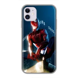 Чехол Супергерой Человека Паука на iPhone 11 (Паук на доме)