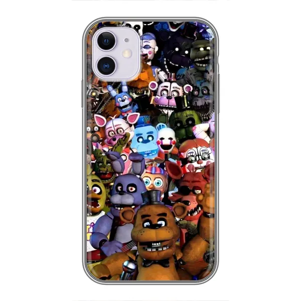 Чехол с рисунком «Персонажи Фредди» для iPhone 11 Чехол с рисунком «Персонажи Фредди» для iPhone 11