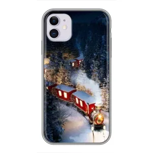 Силиконовый бампер на рождество для iPhone 11 (Поезд)