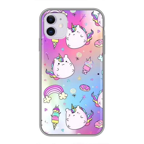Чехол с рисунком «Радуга и Единорог» для iPhone 11