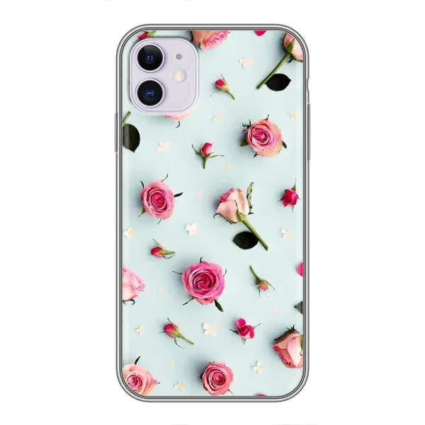 Чехол с рисунком «Разные цветы» для iPhone 11 Чехол с рисунком «Разные цветы» для iPhone 11