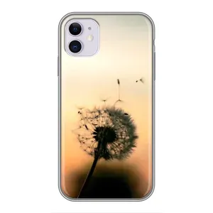 Силиконовый Чехол с одуванчиками на iPhone 11 (Роздумаханый одуванчик)