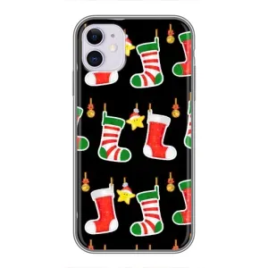 Силиконовый бампер на рождество для iPhone 11 (Рождественские подарки)