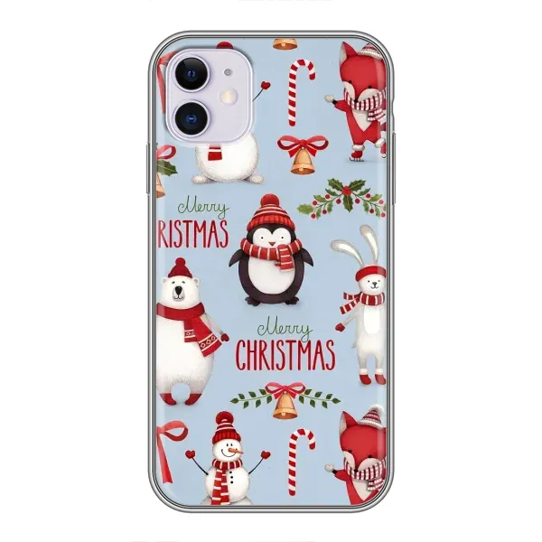 Чехол с рисунком «Рождественский» для iPhone 11