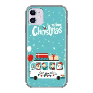 Силиконовый бампер на рождество для iPhone 11 (Рождественское настроение)