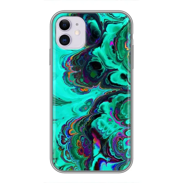 Чехол с рисунком «Салатный мрамор» для iPhone 11 Чехол с рисунком «Салатный мрамор» для iPhone 11