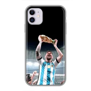 Чехлы Лео Месси Аргентина для iPhone 11 (Счастливый Месси)