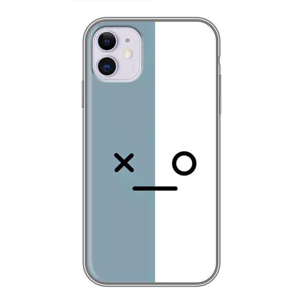 Чехол с рисунком «Серо-белый» для iPhone 11 Чехол с рисунком «Серо-белый» для iPhone 11