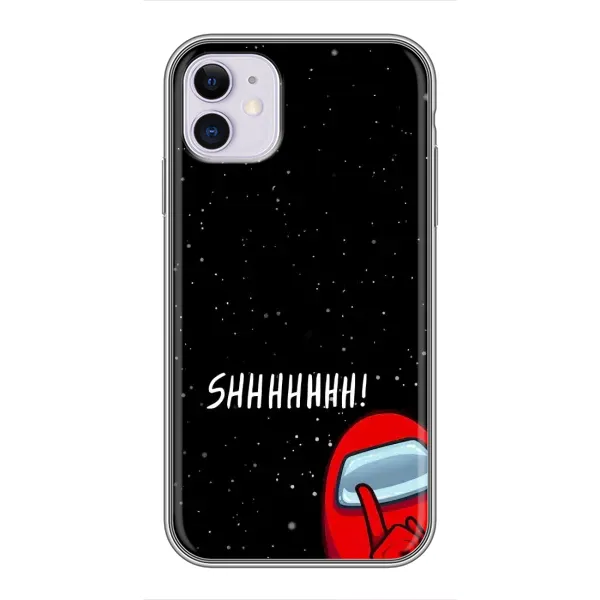 Чехол с рисунком «SHHHHH» для iPhone 11 Чехол с рисунком «SHHHHH» для iPhone 11