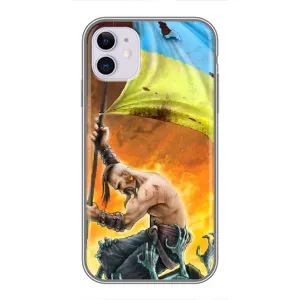 Чохол з картинкою (Патріотичний КОЗАК) на iPhone 11 (Сильний КОЗАК)