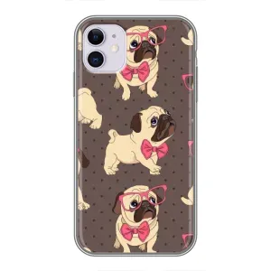 Чохол (ТПУ) Милі песики для iPhone 11 (Песик Мопсікі)