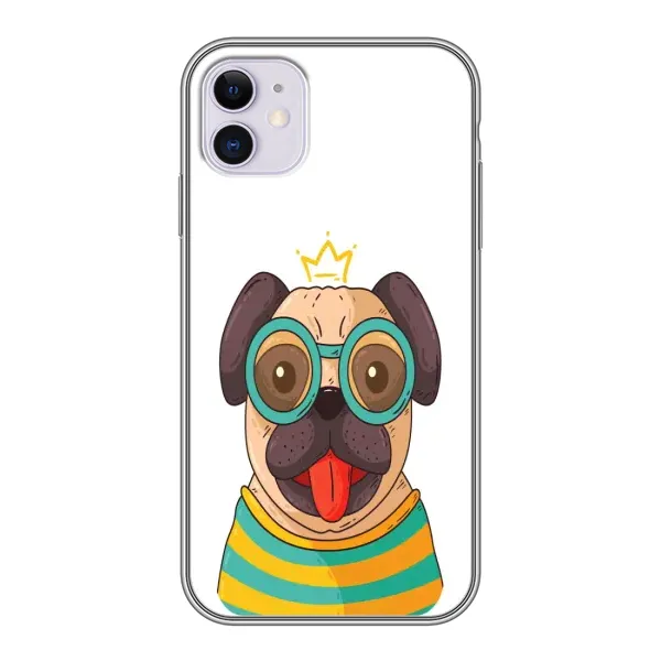 Чехол с рисунком «Собака Король» для iPhone 11 Чехол с рисунком «Собака Король» для iPhone 11