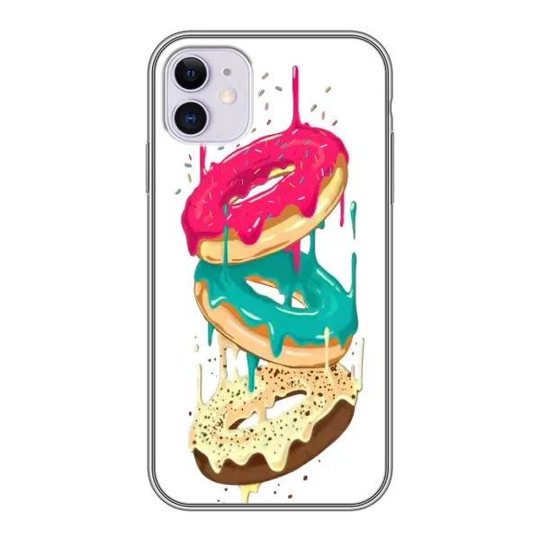 Чехол с рисунком «Сочные пончики» для iPhone 11 Чехол с рисунком «Сочные пончики» для iPhone 11