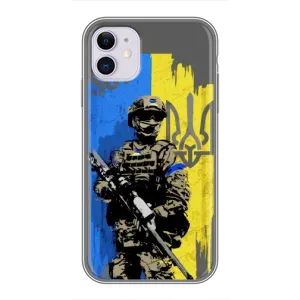 Чохли з принтом (Воїни ЗСУ) для iPhone 11 (Солдат ЗСУ)
