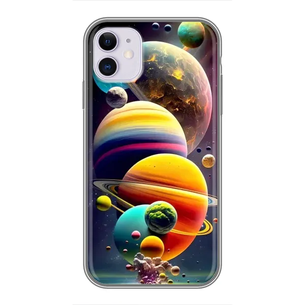 Чехол с рисунком «Солнечна система» для iPhone 11 Чехол с рисунком «Солнечна система» для iPhone 11