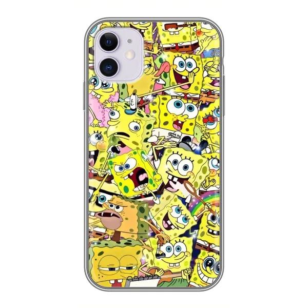 Чехол с рисунком «Спанч Боб Арт» для iPhone 11 Чехол с рисунком «Спанч Боб Арт» для iPhone 11