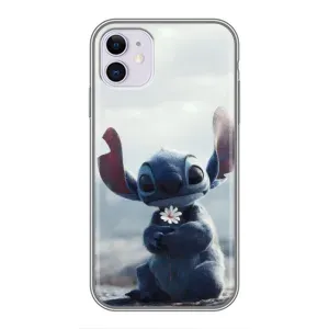 Чохол з малюнком Стіч для iPhone 11 (Стіч з квіткою)