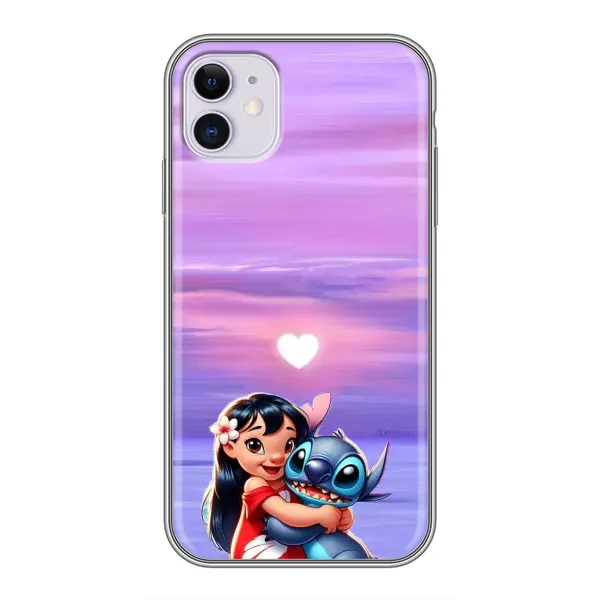 Чехол с рисунком «Стич и Лило» для iPhone 11 Чехол с рисунком «Стич и Лило» для iPhone 11