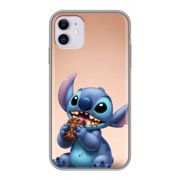 Чехол с рисунком «Стич с шоколадом» для iPhone 11 Чехол с рисунком «Стич с шоколадом» для iPhone 11