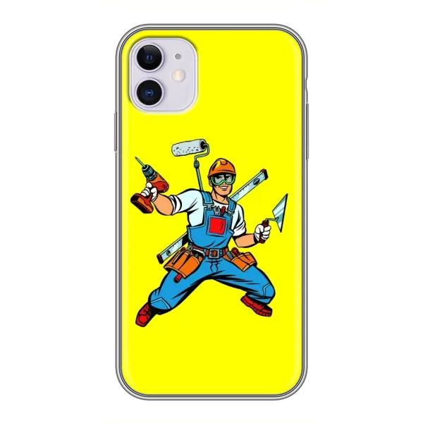 Чехол с рисунком «Строитель» для iPhone 11 Чехол с рисунком «Строитель» для iPhone 11