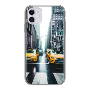 Силиконовый бампер (Работники) на iPhone 11 (Такси)